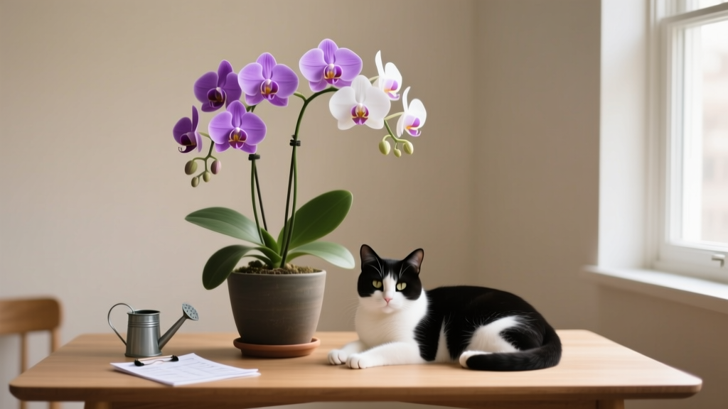 Pet Friendly How Do You Care For An Orchid Plant Indoors? 7 Non-Negotiable Steps That Keep Your Cat Safe, Your Orchid Thriving, and Your Sanity Intact (No More Yellow Leaves or Vet Bills)