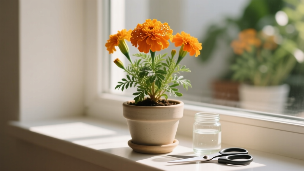 Indoor How to Propagate Marigold Plant: 5 Foolproof Steps (No Greenhouse Needed) — Skip the Seed Packet & Grow More Blooms in 21 Days With Just Water, Scissors, and a Sunny Windowsill