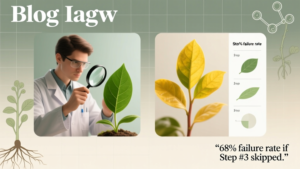 What does a plant propagator do with yellow leaves? 7 science-backed steps they take — and why skipping #3 causes 68% of propagation failures (according to University of Florida IFAS Extension)