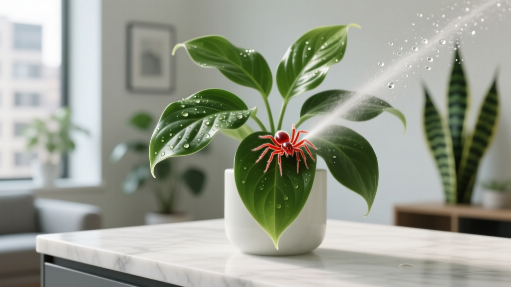 Non-flowering how do you kill spider mites on indoor plants? Here’s the 7-step science-backed protocol that stops reinfestation — no neem oil guesswork, no sticky residue, and zero risk to your peace lily, ZZ plant, or snake plant.