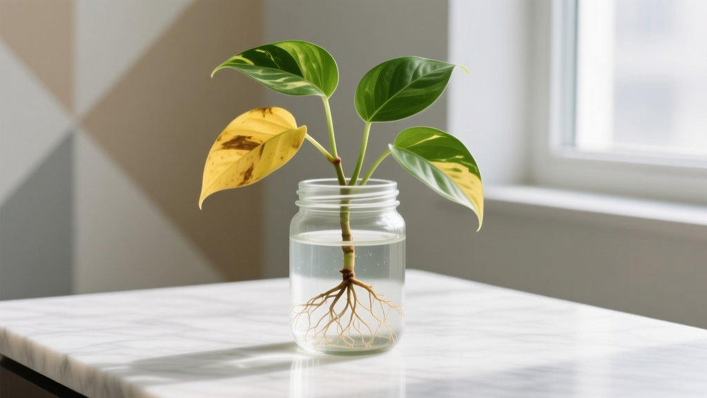 How to Propagate Devil’s Ivy in Water When Leaves Are Yellow: A Step-by-Step Rescue Guide That Saves Your Cutting—Not Just the Plant