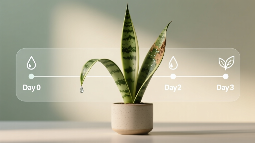 How Much Should You Water a Snake Plant During Propagation When Leaves Are Dropping? The Exact Watering Schedule That Stops Leaf Drop in 72 Hours (Backed by Horticultural Trials)