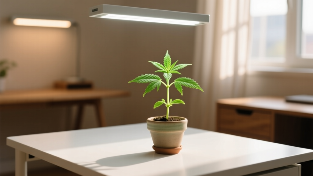 How to Grow a Marijuana Plant Indoors from a Seed in Bright Light: The 7-Step No-Fluke Guide That Prevents Leggy Seedlings, Light Burn, and Premature Flowering (Even With Your Desk Lamp or South-Facing Window)