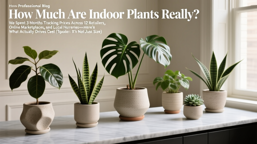 Indoor Plant Prices: What Really Determines Cost (2026)
