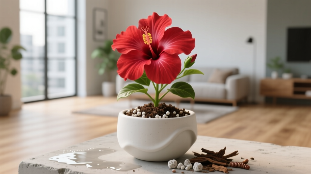 The #1 Mistake Killing Your Indoor Hibiscus (It’s Not Watering—It’s the Soil Mix): A Botanist-Approved, 5-Ingredient DIY Blend That Boosts Blooms by 70% and Prevents Root Rot in 3 Days