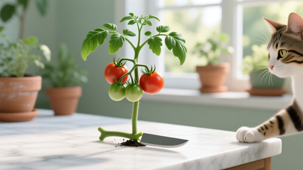 Can You Propagate Tomato Plant From Branch Cutting? (And Is It Toxic to Cats?) — The Truth About Tomato Cuttings, Cat Safety, and What Every Home Gardener Gets Wrong