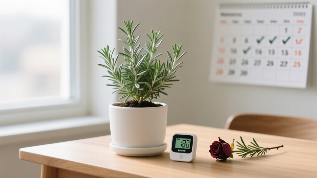 Can You Keep a Rosemary Plant Indoors Watering Schedule? The Truth Is: Overwatering Kills 83% of Indoor Rosemary — Here’s the Exact Weekly Routine That Saved My 4-Year-Old Herb Garden (With Seasonal Adjustments & Soil Moisture Tests)