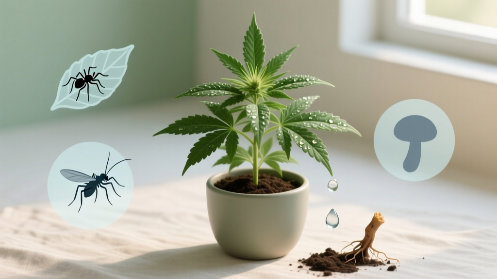 When to Water Indoor Weed Plants Pest Control: The Critical Link You’re Missing (And Why Overwatering Is the #1 Gateway to Spider Mites, Fungus Gnats & Root Rot)