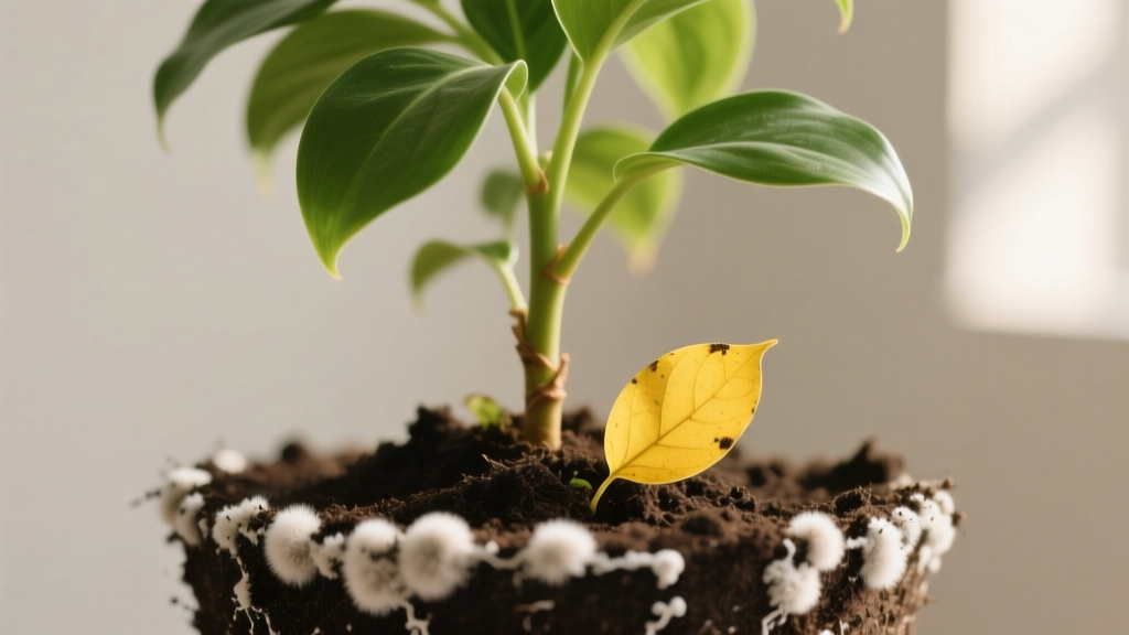 How to Get Rid of Fungus on Indoor Plant Soil With Yellow Leaves: A Step-by-Step 7-Minute Rescue Plan That Stops Mold Before It Kills Your Plants (No Repotting Required — Yet)