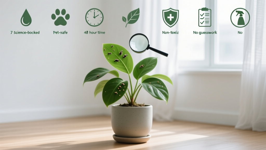 Large How to Get Rid of Indoor House Plant Bugs: 7 Science-Backed, Pet-Safe Steps That Work in 48 Hours (No More Guesswork, No More Spraying Toxic Chemicals)