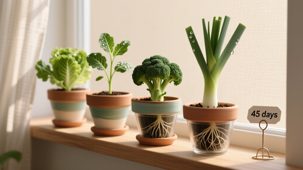 Stop Wasting Time & Seeds: The Realistic Indoor Seed-Starting Guide for Slow-Growing Vegetables (Lettuce Takes 45 Days—But Kale, Broccoli, and Leeks? Try These 7 Proven Steps Instead)