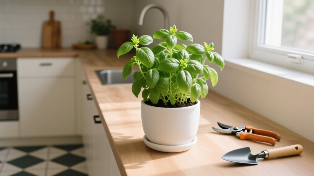 Why Your Indoor Basil Keeps Flowering (and How to Stop It): A Step-by-Step Guide to Planting & Growing Non-Flowering Basil Indoors—No More Bitter Leaves, No More Bolting, Just Continuous Harvests All Year Round