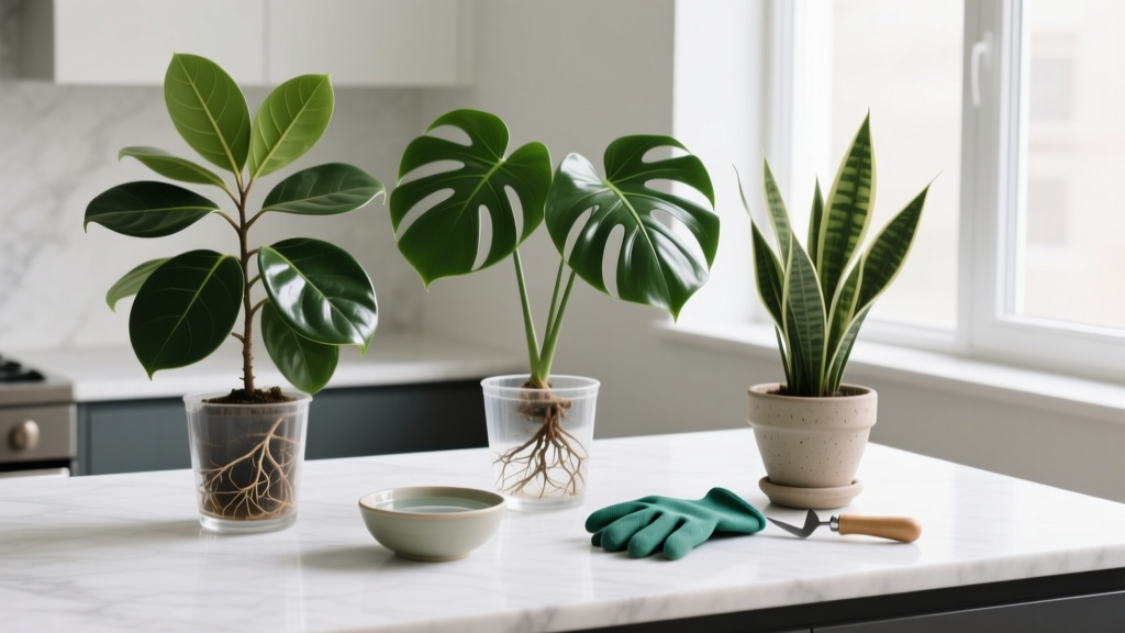 The 7-Minute Leaf-Cleaning + Repotting Guide for Indoor Plants: Stop Dust Buildup & Root Rot Before They Kill Your Fiddle Leaf Fig, Monstera, or ZZ Plant — No More Yellow Leaves or Stunted Growth