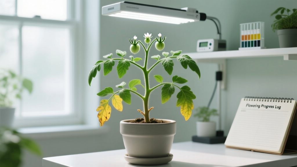 Why Your Indoor Tomato Plants Won’t Flower (Even When They’re Growing Slowly): 7 Science-Backed Fixes That Actually Work — From Pollination Failure to Light Mismatches You’re Overlooking