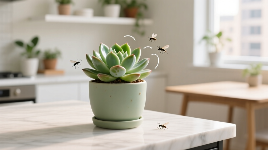 Succulent How to Stop Indoor Plant Flies: 7 Science-Backed Steps That Actually Work (No More Gnat Swarms in 72 Hours)