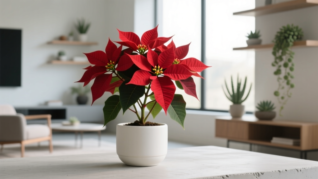 Stop Killing Your Poinsettia! The Real Low-Maintenance How to Care for Indoor Poinsettia Plants — 5 Non-Negotiable Steps That Keep It Vibrant All Year (No Green Thumb Required)