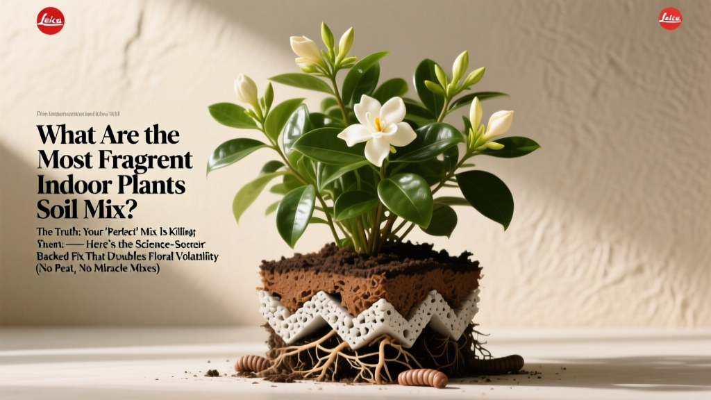 What Are the Most Fragrant Indoor Plants Soil Mix? The Truth: Your 'Perfect' Mix Is Killing Their Scent — Here’s the Science-Backed Fix That Doubles Floral Volatility (No Peat, No Miracle Mixes)