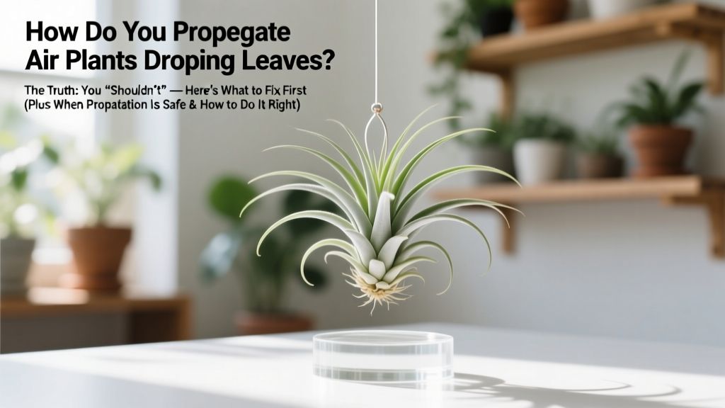 How Do You Propagate Air Plants Dropping Leaves? The Truth: You *Shouldn’t* — Here’s What to Fix First (Plus When Propagation Is Safe & How to Do It Right)