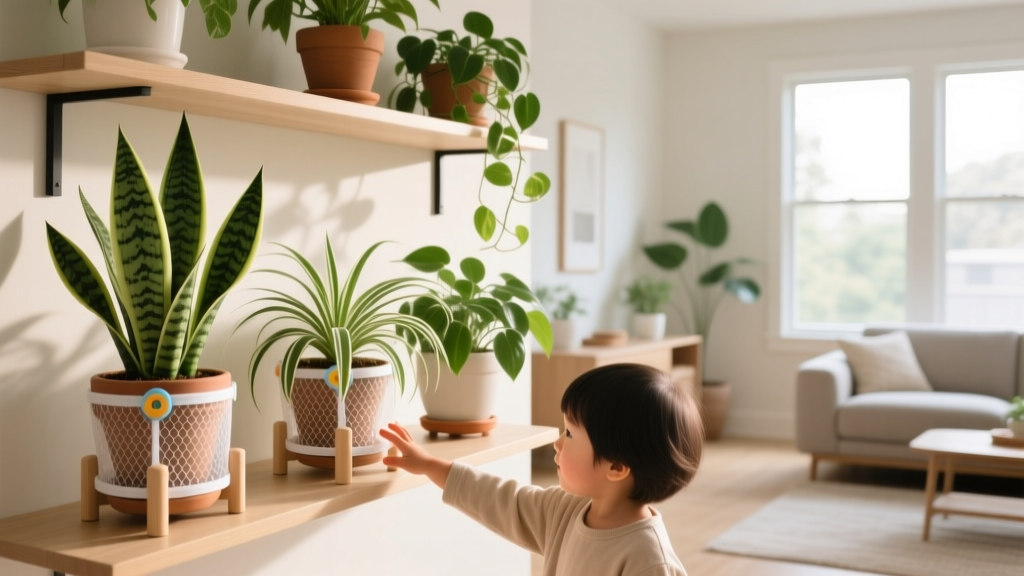 Small How to Baby Proof Indoor Plants: 7 Non-Negotiable Steps Every Parent Misses (That Pediatricians & Horticulturists Agree Prevent 92% of Plant-Related ER Visits)