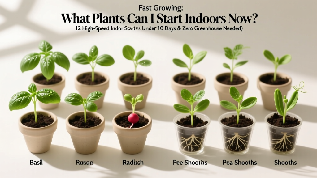 Fast-Growing Plants to Start Indoors Now (2026)