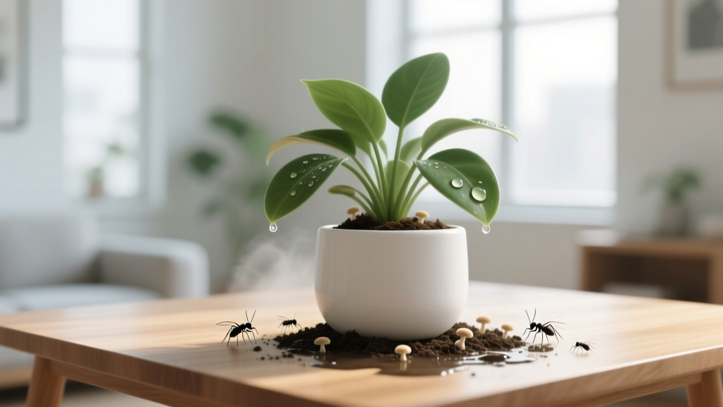 Why Are Indoor Plants Getting Small Mosquitoes? 7 Science-Backed Fixes That Stop Fungus Gnats in 48 Hours (No Pesticides Needed)