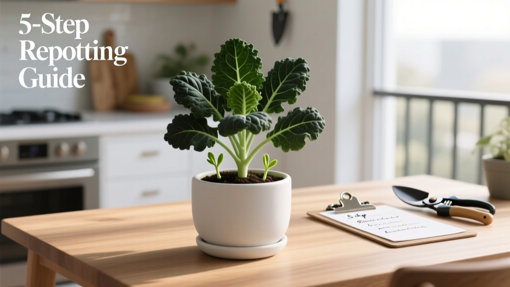 How to Propagate Kale Plants Repotting Guide: The 5-Step Method That Prevents Leggy Seedlings, Saves $42/Year on Nursery Starts, and Doubles Your Harvest—No Greenhouse Needed