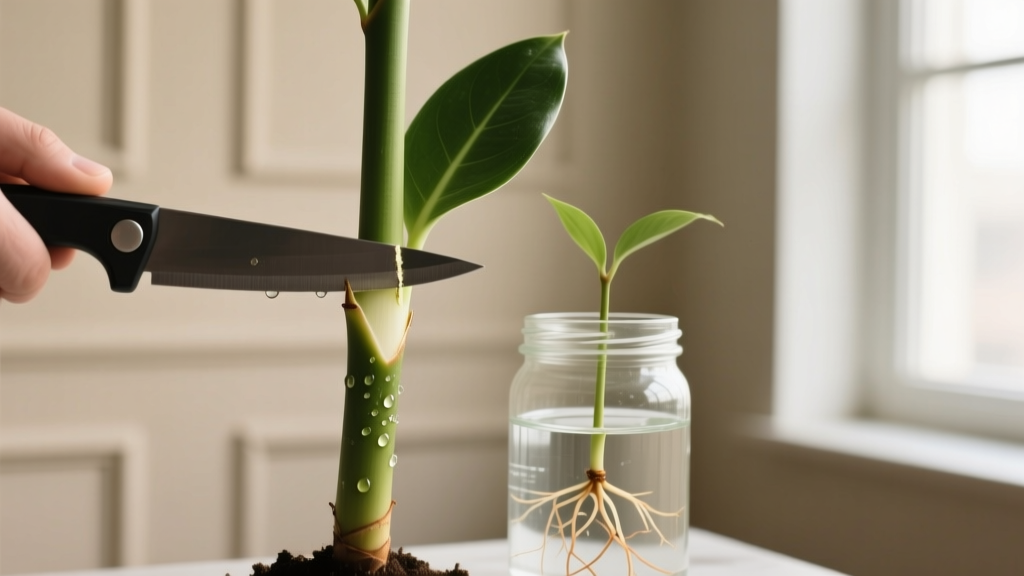 Where to Cut an Indoor Plant to Propagate in Water: The Exact Node, Angle & Timing Most Gardeners Get Wrong (And How to Fix It in 60 Seconds)