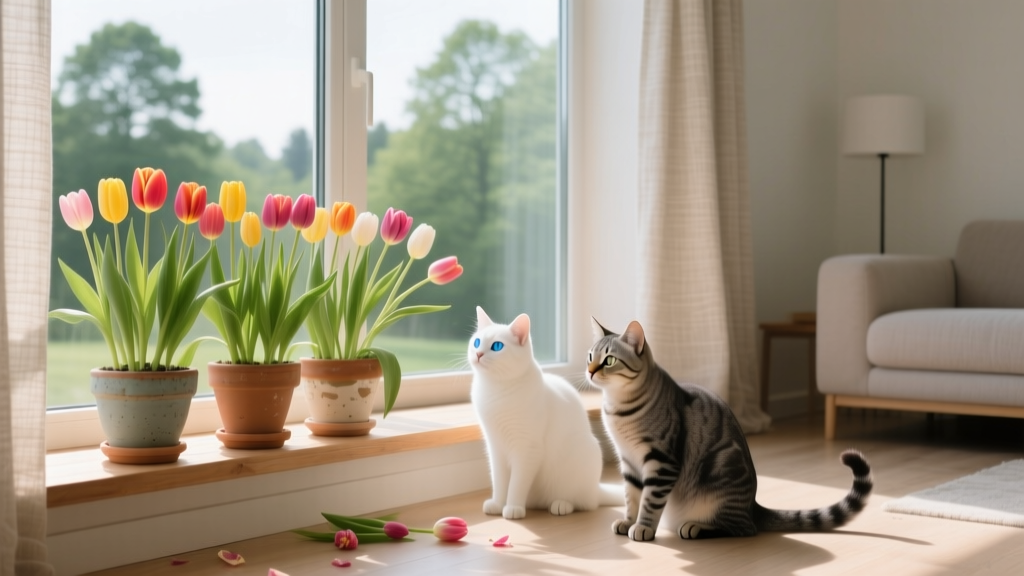 Tulips Indoors With Cats? Here’s Exactly How to Grow Them Safely: A 7-Step Pet-Safe Care Guide That Prevents Lilies-Level Emergencies (ASPCA-Verified)