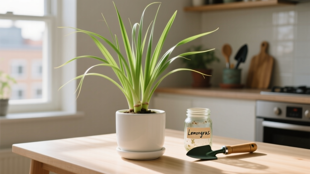 How to Plant Lemongrass Indoors Under $20: The Realistic 5-Step Guide That Actually Works (No Grocery Store Stems Wasted, No $30 Grow Lights Required)