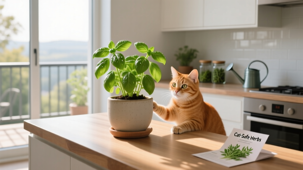 Is Basil Toxic to Cats? The Truth About Growing Fresh Basil Indoors Safely — A Step-by-Step Guide for Cat Owners Who Want Herbs Without Harm