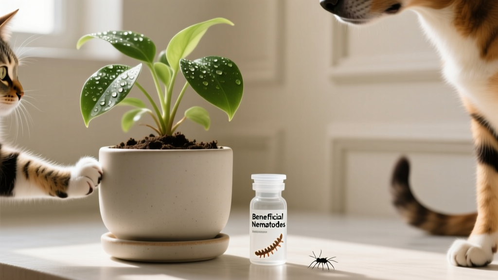 Pet Friendly How to Use Nematodes for Indoor Plants: The Truth About Safe, Effective Fungus Gnat Control — No More Guesswork, Chemicals, or Risk to Your Cat or Dog