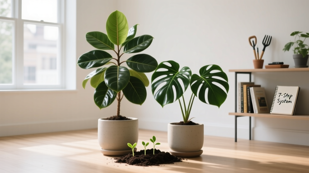 How to Grow Large Indoor Plants From Seeds: The 7-Step System That Turns Tiny Seeds Into Towering Fiddle-Leaf Figs & Monstera Deliciosas—Without Buying Expensive Mature Plants