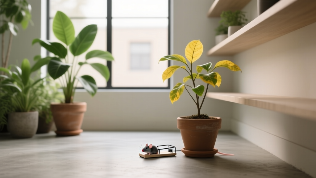How Do You Keep Mice Away From Indoor Plants With Yellow Leaves? 7 Science-Backed Steps That Fix the Root Cause — Not Just the Rodents