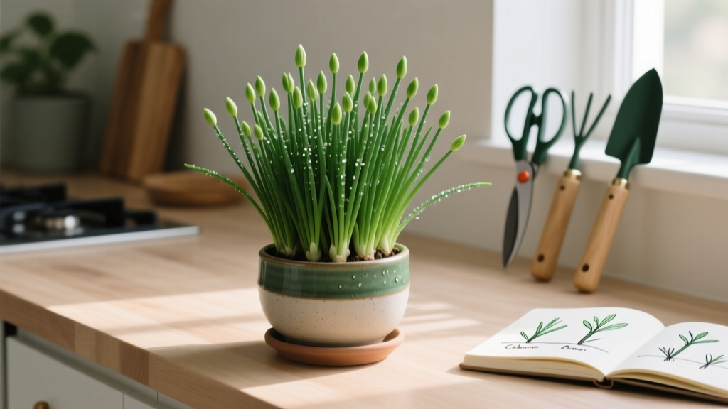 Why Your Indoor Chives Keep Flowering (and How to Stop It): A Step-by-Step Guide to Growing Non-Flowering Chives Indoors—No More Bitter Leaves, No More Leggy Stems, Just Continuous Harvests All Year Round