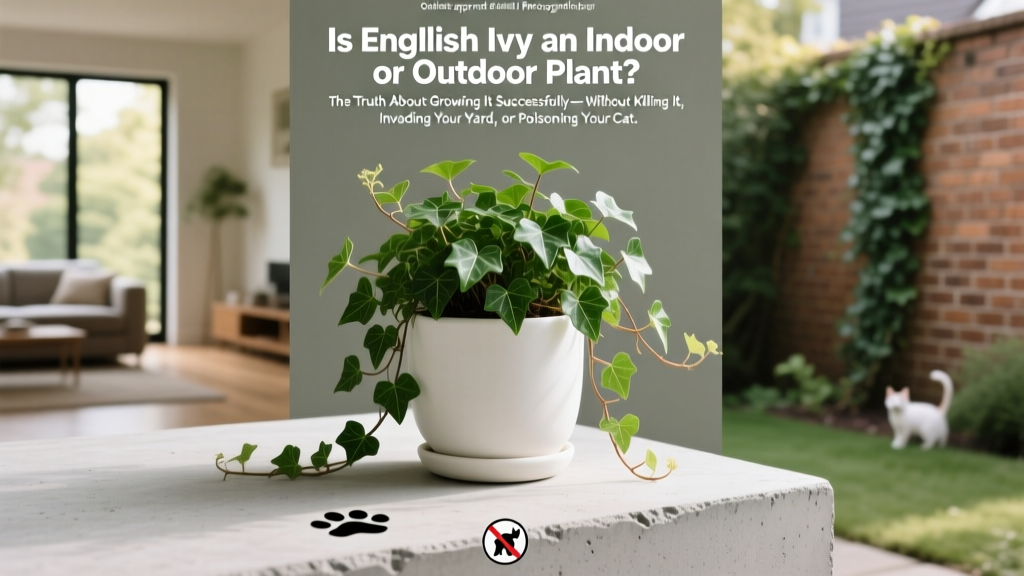 Is English Ivy an Indoor or Outdoor Plant? The Truth About Growing It Successfully—Without Killing It, Invading Your Yard, or Poisoning Your Cat (A Botanist-Approved Care Guide)