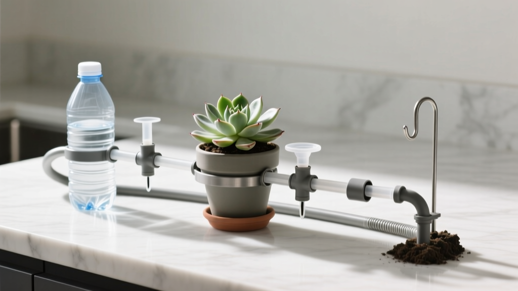 How to Make a Cheap Drip System for Indoor Plants Using Outdoor Parts: 5-Step Setup Under $8 (No Tools or Electricity Needed)