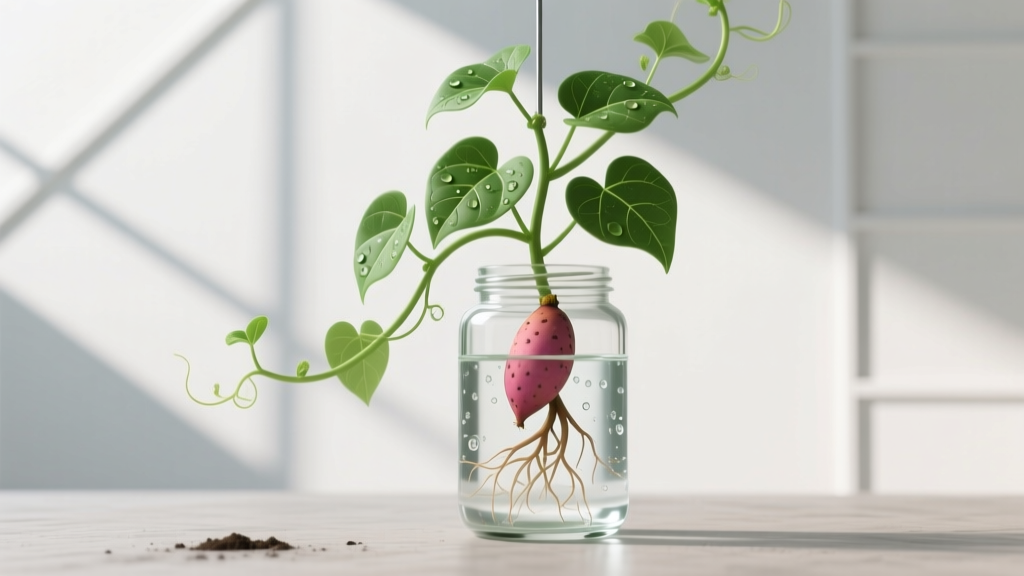 Indoor How to Propagate Sweet Potato Plants: 5 Foolproof Steps That Actually Work (No Garden, No Soil, No Failures — Just Vines & Victory in 10 Days)