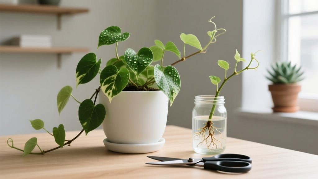 How to Plant Indoor Vine from Cuttings: The 5-Step Method That Actually Works (No Rooting Hormone Needed — Just Water, Scissors & Patience)