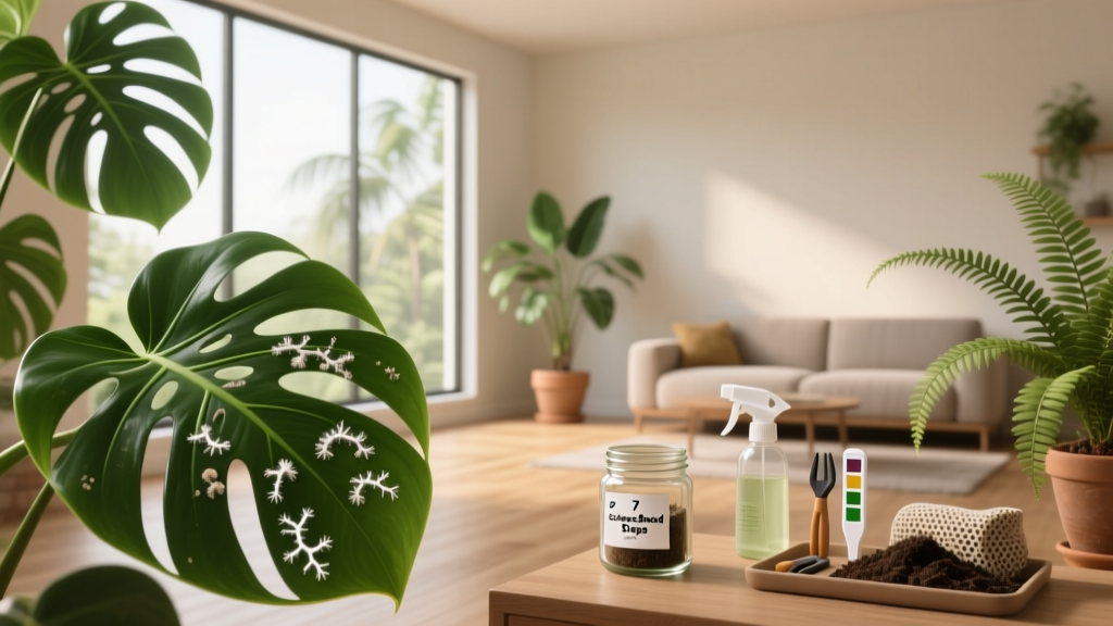 Tropical What to Do When Fungi Grow on Indoor Plants: 7 Science-Backed Steps That Stop Mold in 48 Hours (Without Killing Your Calathea or Monstera)