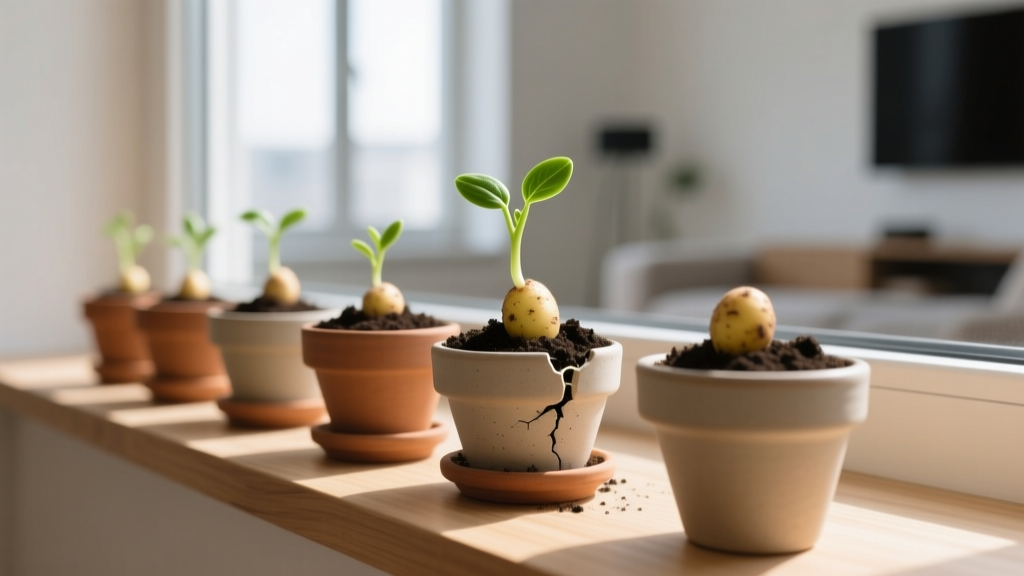 Indoor How to Plant Potatoes Indoors: The Truth Is, You *Can* Grow Real Spuds in Your Apartment — Here’s Exactly What Works (and What Wastes Your Time, Soil, and Light)