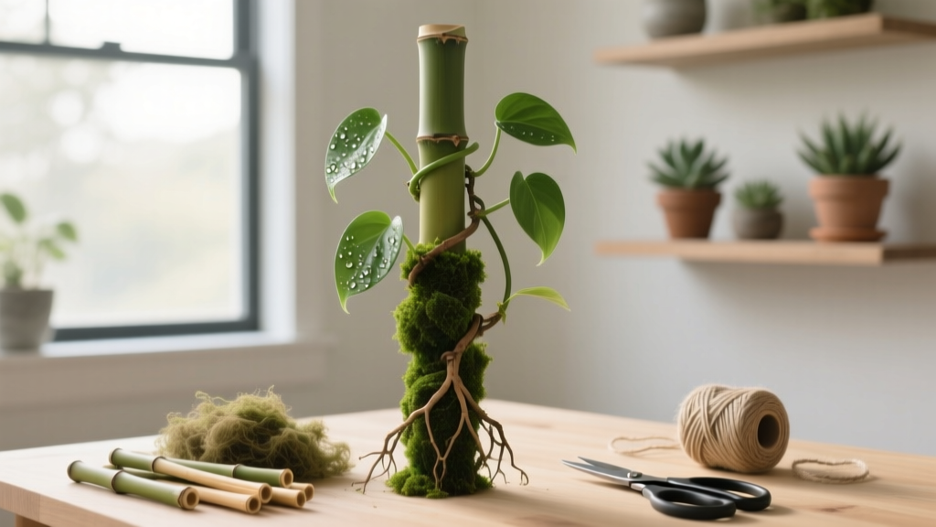 How to Grow & Make a Moss Pole for Indoor Plants: The 5-Step DIY Guide That Stops Vining Plants From Flopping, Saves $40+ vs. Store-Bought Poles, and Boosts Aerial Root Attachment by 3x in 12 Days