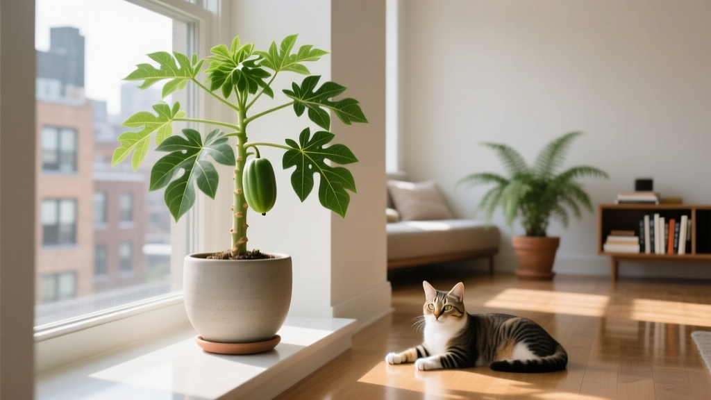 Pet Friendly How to Grow Papaya Plant Indoors: 7 Non-Toxic Steps That Actually Work (Even in Low Light & Small Apartments)