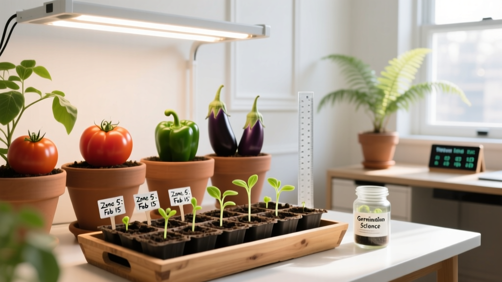 Large plants need extra lead time—here’s exactly how early you should plant seeds indoors (with zone-specific dates, germination science, and 7 common timing mistakes that kill your seedlings before transplant)