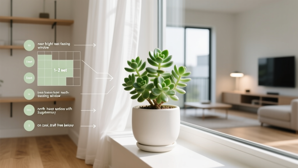 Indoor where to place a jade plant indoors: The 5 Exact Spots That Prevent Leggy Growth, Leaf Drop, and Root Rot (Backed by Horticultural Science)