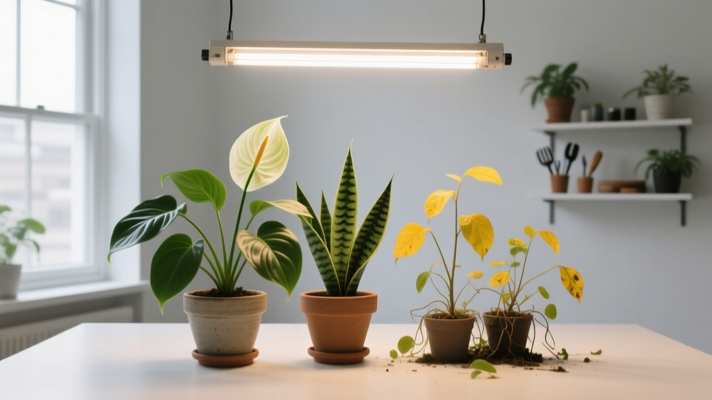 Is fluorescent light good for indoor plants not growing? The truth: why your T8 tubes are starving your pothos, peace lily, and snake plant—and exactly what to swap in (no expensive LEDs required)