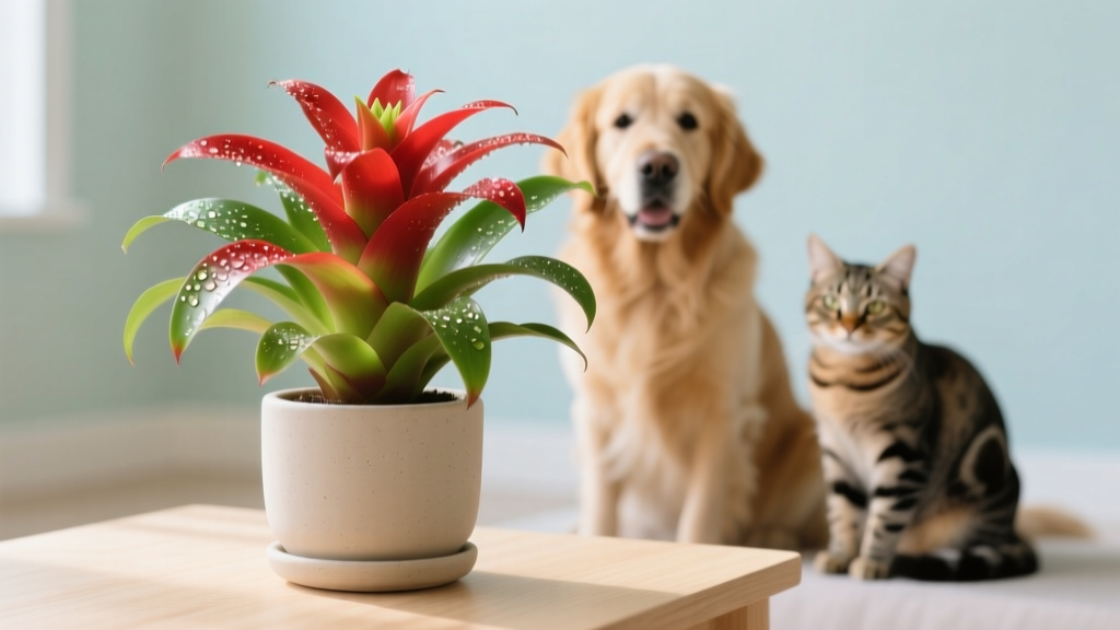 Pet Friendly How to Take Care of a Bromeliad Houseplant: The 7-Step Stress-Free Routine That Keeps Dogs & Cats Safe While Your Bromeliad Thrives (No Toxicity Worries, No Overwatering, No Guesswork)