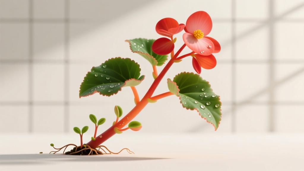Stop Waiting Months for Begonias to Multiply: The 7-Day Stem Propagation Method That Works for *Every* Fast-Growing Cane Begonia (Even If You’ve Failed Before)