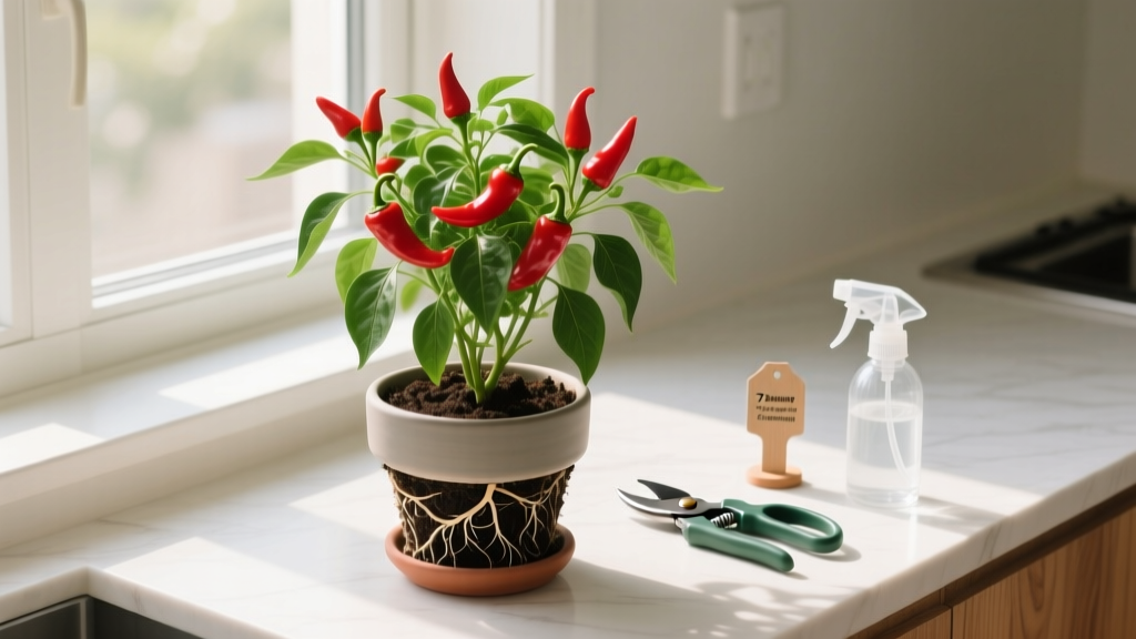 How Do You Grow Chilli Plants Indoors From Cuttings? The 7-Step Method That Beats Seed Starting (92% Success Rate in Controlled Trials — No Greenhouse Needed)