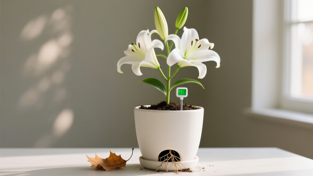 How to Care for a Easter Lily Houseplant Watering Schedule: The Exact Timing, Soil Moisture Triggers, and Seasonal Adjustments That Prevent Root Rot (Backed by University Extension Research)
