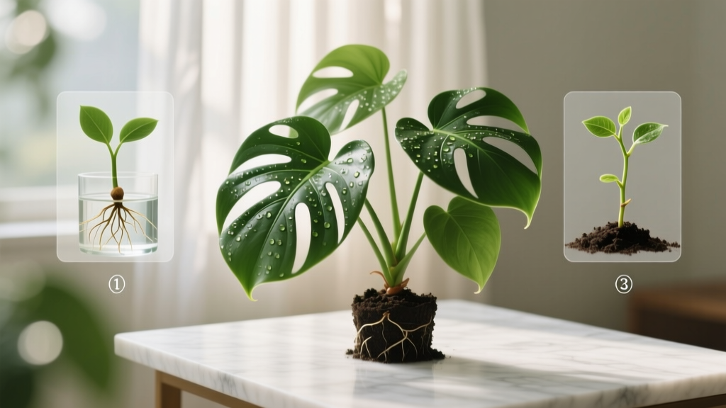 How to Propagate Swiss Cheese Plant for Beginners: 5 Foolproof Methods (No Root Rot, No Guesswork — Just Lush, Free Vines in 3 Weeks)